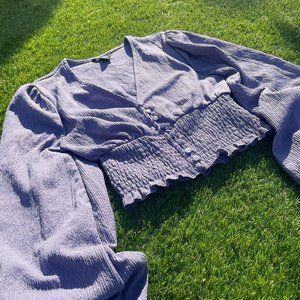 Monki Womens Purple Blouse